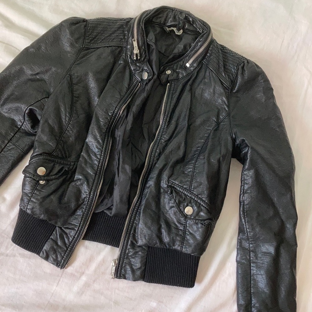 H&M Black biker jacket